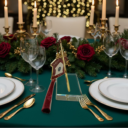 Χριστουγεννιάτικο Γούρι “Καλή Χρονιά” με βαση – Για Ένα Σπίτι Γεμάτο Φως