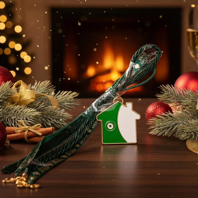 Χριστουγεννιάτικο Γούρι Σπίτι Πρασινο 2026 – Δώρο για Νέα Αρχή & Προσωπική Απόφαση