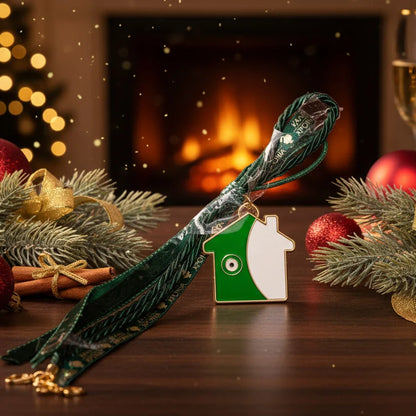 Χριστουγεννιάτικο Γούρι Σπίτι Πρασινο 2026 – Δώρο για Νέα Αρχή & Προσωπική Απόφαση