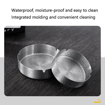 Ανοξείδωτο Τασάκι Inox (Σταχτοδοχείο) – Ανθεκτικό & Μοντέρνο - Εναλλακτική Όψη