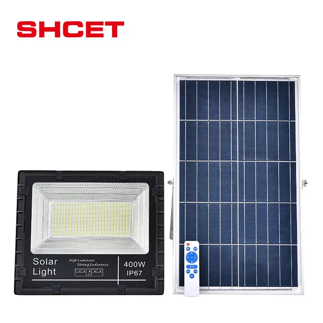 Ηλιακός Προβολέας LED 100W με Ξεχωριστό Πάνελ - Αδιάβροχος IP67