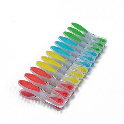 Πλαστικά Μανταλάκια Ρούχων Σετ 12 τεμαχίων