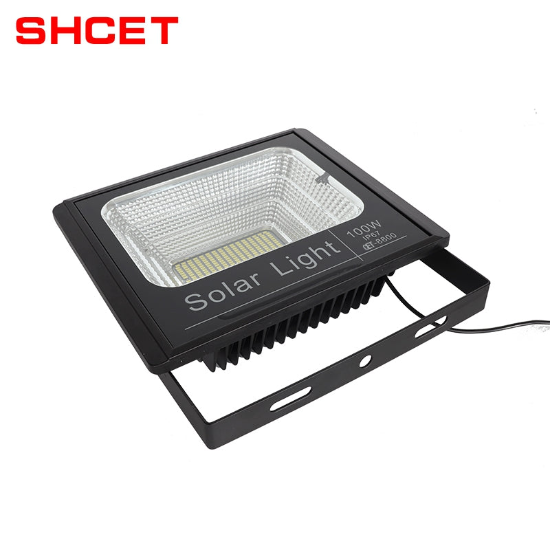 Ηλιακός Προβολέας LED 100W με Ξεχωριστό Πάνελ - Αδιάβροχος IP67