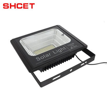 Ηλιακός Προβολέας LED 100W με Ξεχωριστό Πάνελ - Αδιάβροχος IP67