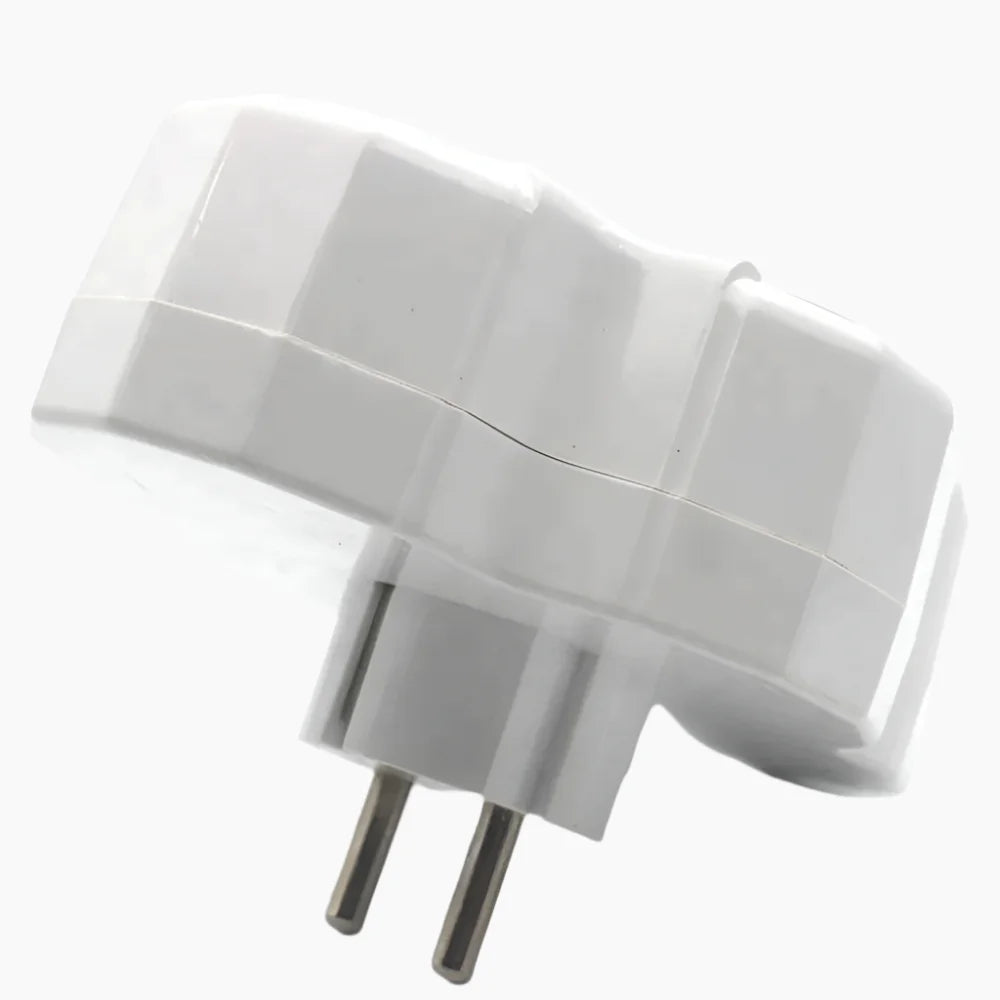 Πολύπριζο 4 Θέσεων Schuko με Γείωση Για Σπίτι/Γραφείο | Λευκό