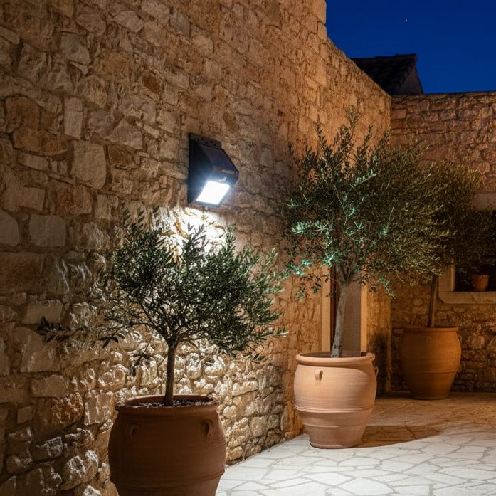 Μικρο Ηλιακό LED Φωτιστικό με Αισθητήρα Κίνησης