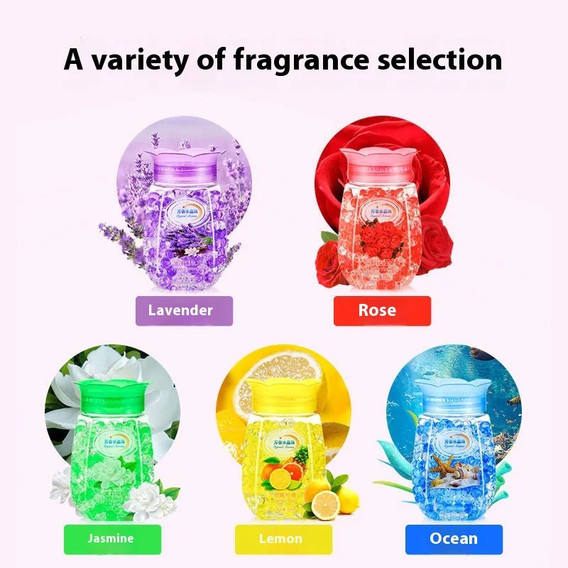 Αρωματικοί Κρύσταλλοι Χώρου σε Κομψό Βάζο  5 Εκλεκτές Οσμές