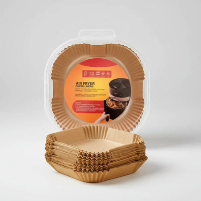 Αντικολλητικά Χαρτια Air Fryer Τετραγωνα - 50τεμ