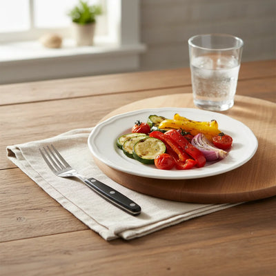 Πιρούνι Φαγητού ECTIA με Μαύρη Λαβή (20cm) - Εναλλακτική Όψη