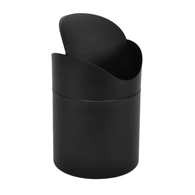 Επιτραπέζιος Κάδος Απορριμμάτων 1L - Μαύρος (Swing Top) - Εναλλακτική Όψη