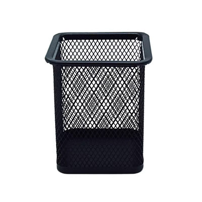 Μολυβοθήκη Μεταλλική Mesh - Τετράγωνη Θήκη Στυλό με Πλέγμα | Square Pen Holder