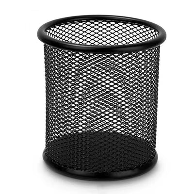 Μολυβοθήκη Μεταλλική Mesh Στρογγυλή - Κυλινδρική Θήκη Στυλό | Round Pen Holder