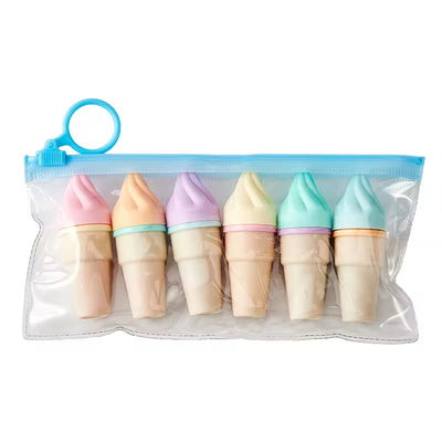 Stabilo Υπογραμμιστές Ice Cream Shape - Παστέλ Highlighters Σχήμα Παγωτό | Cute Study Supplies