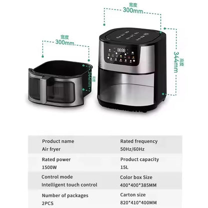 Air Fryer 6L Ψηφιακό - Αεροφριτέζα με Οθόνη LCD και Προγράμματα | Digital Air Fryer