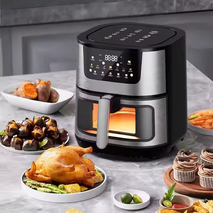 Air Fryer 6L Ψηφιακό - Αεροφριτέζα με Οθόνη LCD και Προγράμματα | Digital Air Fryer