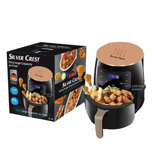 Silver Crest Air Fryer 6L - Αεροφριτέζα με Ψηφιακή Οθόνη LCD | Touch Control Air Fryer