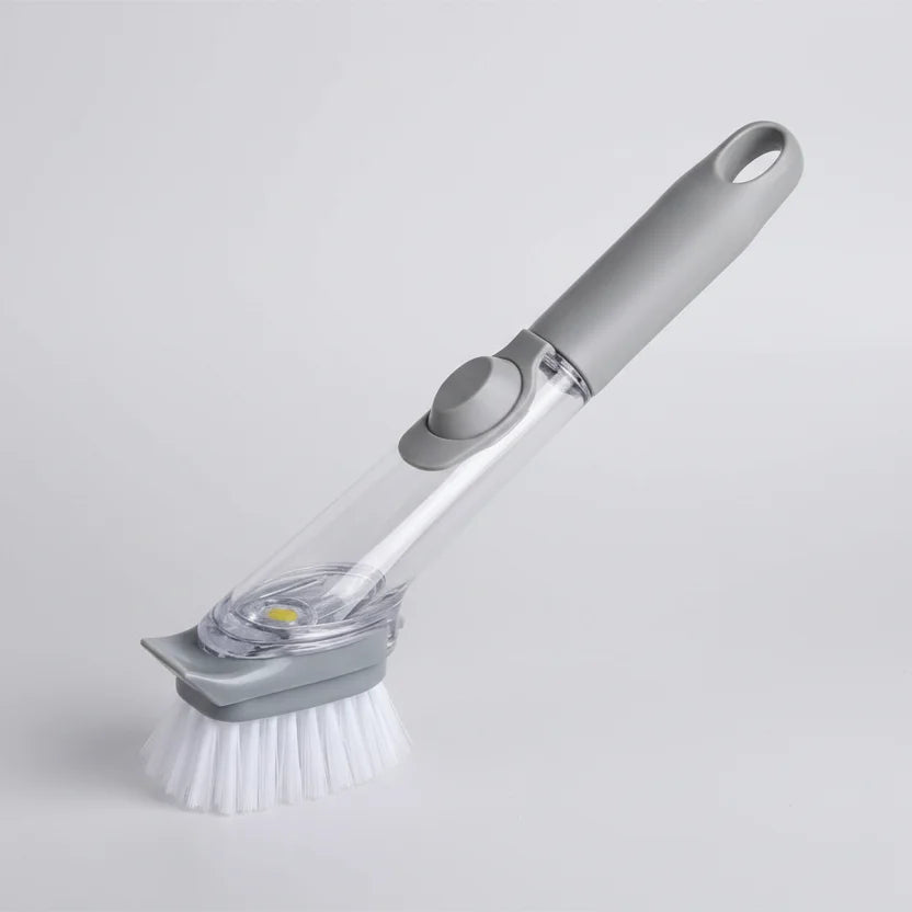 Βούρτσα Πλυσίματος με Δοχείο Σαπουνιού & Ανταλλακτικές Κεφαλές – Ιδανική για Πιάτα & Επιφάνειες