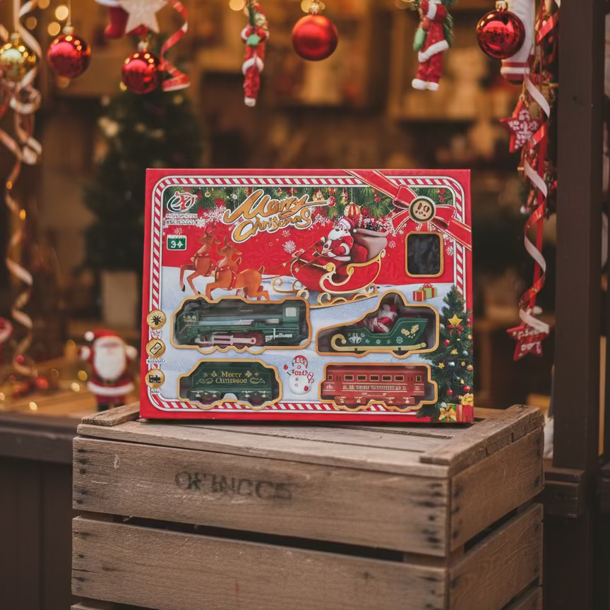 Χριστουγεννιάτικο Τρενάκι – Μια Μικρή Γιορτή που Κυλάει στο Σπίτι τα Χριστουγεννα