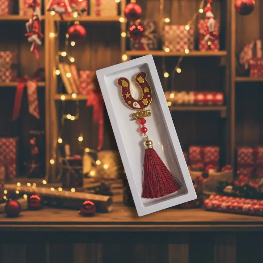 Χριστουγεννιάτικο Γούρι με κουτι “Πέταλο” – Για Καλή Τύχη και Ευλογία στο 2026