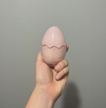 Αρωματικό Κερί σε Πολυτελές Πασχαλινό Αυγό με Καπάκι – Παστέλ Ροζ