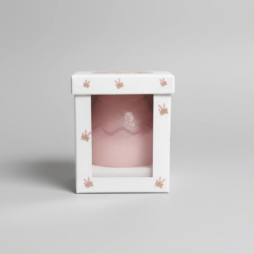 Αρωματικό Κερί σε Πολυτελές Πασχαλινό Αυγό με Καπάκι – Παστέλ Ροζ