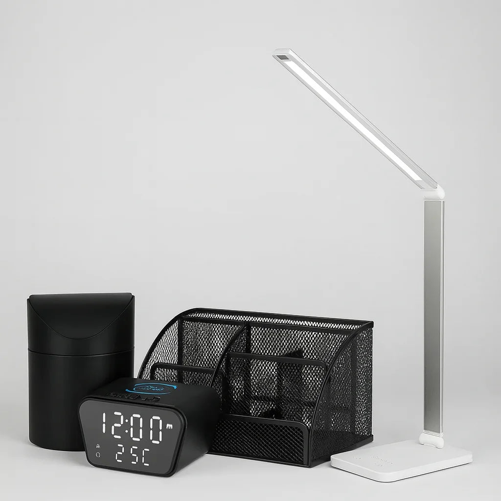 Smart Desk Upgrade Bundle: Σετ Οργάνωσης Γραφείου & Φωτισμού LED (4 Τεμάχια) - Worthio  #