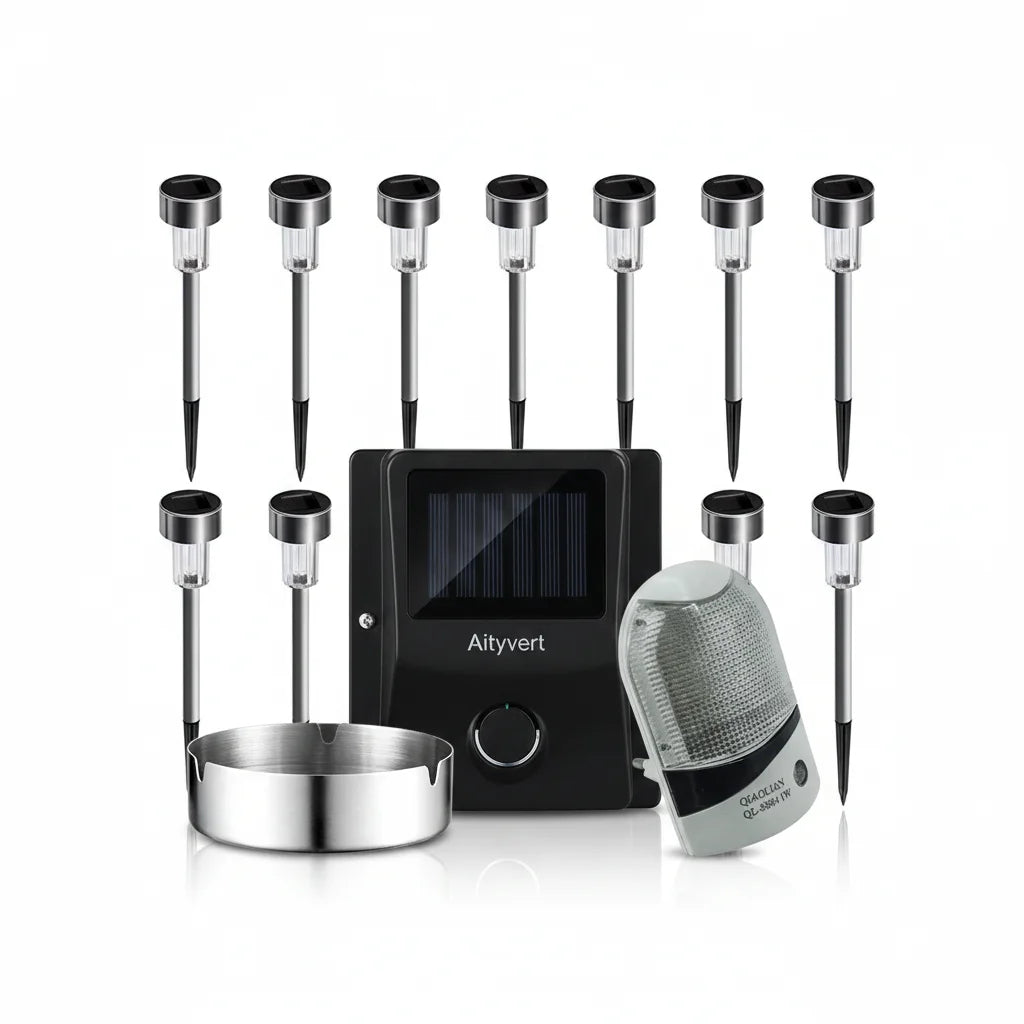 Smart Home & Garden Light Bundle: Ηλιακός Φωτισμός & Χρηστικά Αξεσουάρ - Worthio  #
