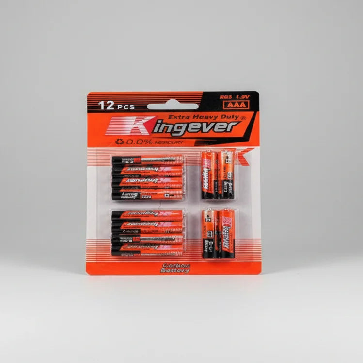 Μπαταρίες 1.5V  12pcs AAA - Carbon Battery - Kingtianli